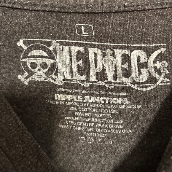 One Piece Anime Pirate Character Long Sleeve T-shirt - Picture 4 of 5